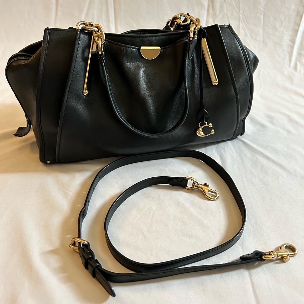 Coach Black Leather Dreamer